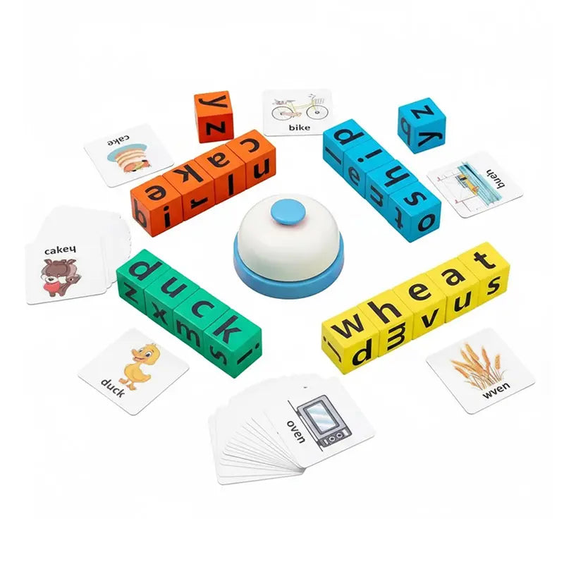 Wooden Word Spelling Game