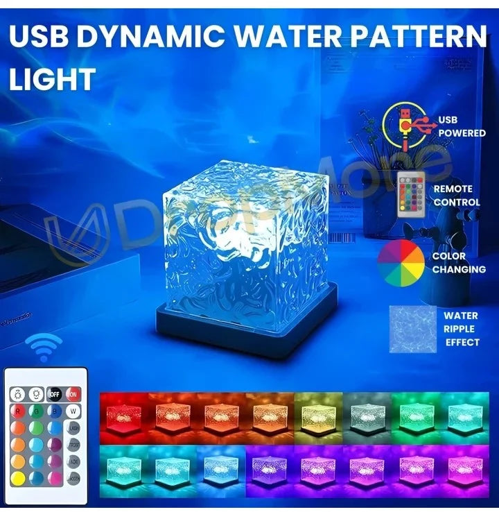 USB Dynamic Water Pattern Light