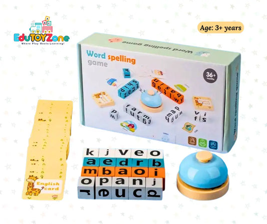 Wooden Word Spelling Game