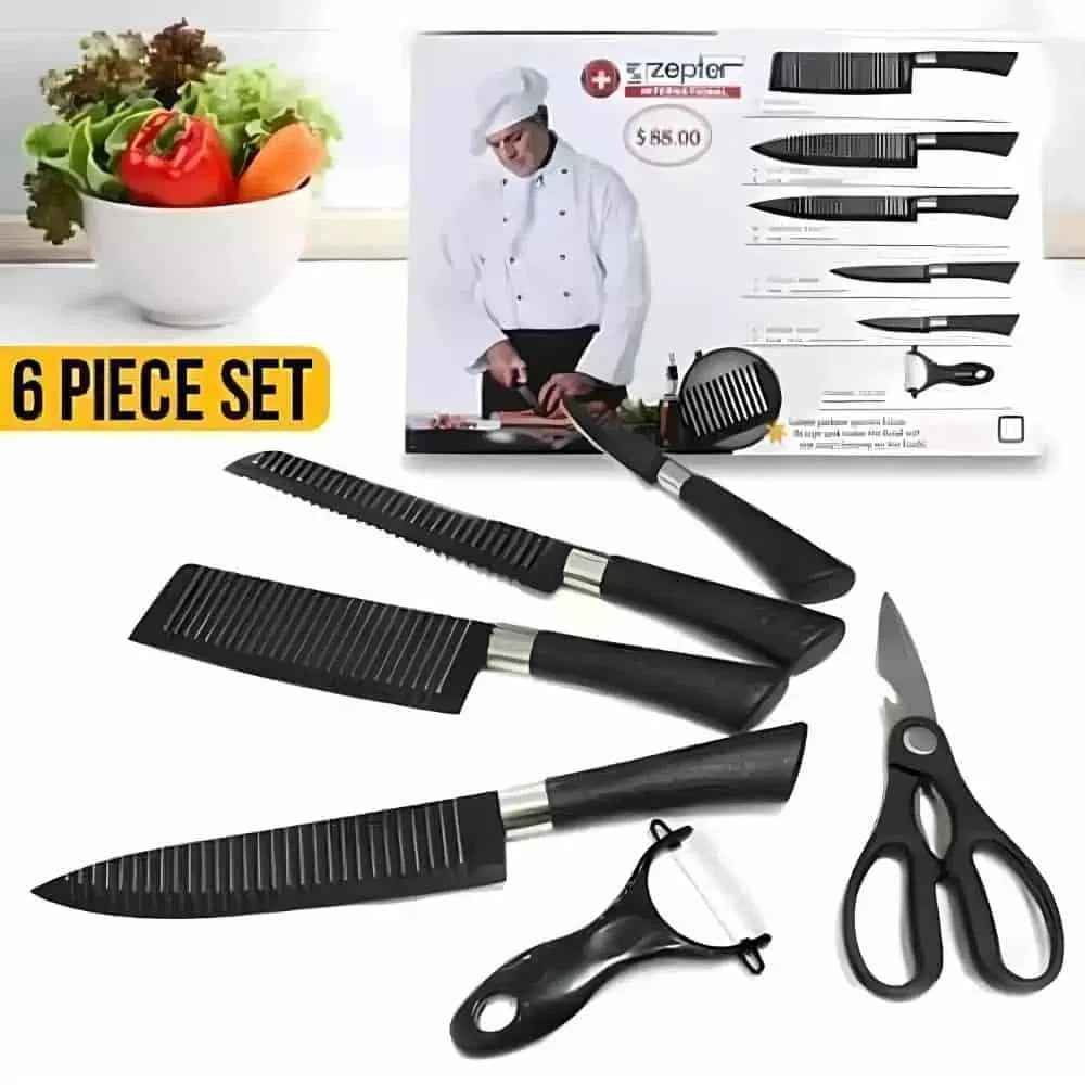 Zepter 6 Pcs Knife Set for Kitchen (international) - BD Drop