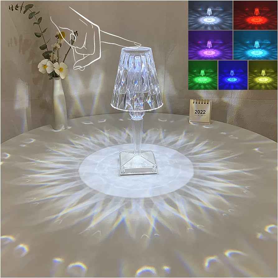Diamond Table Lamp, USB Charging Totch Lamp - BD Drop