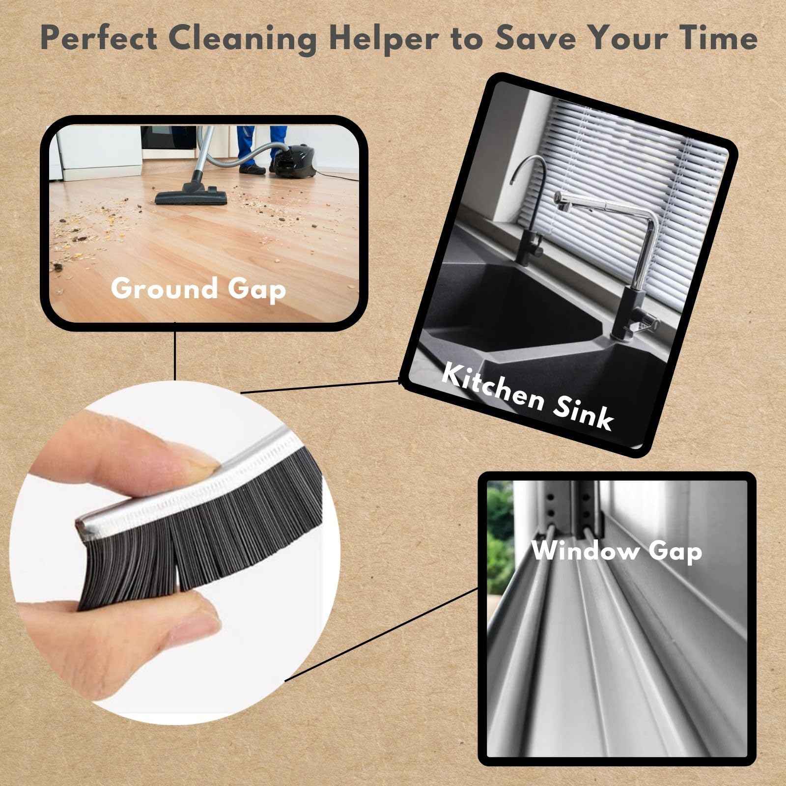 Multi-Purpose Gap Cleaning Brush (Original ) 2+1 = 03 pcs - BD Drop