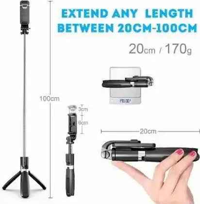 Remote Control Bluetooth Selfie Stick - BD Drop
