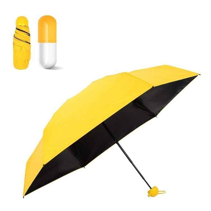 Multi Color Foldable Umbrella – Stylish Mini Capsule for Rain Protection - BD Drop