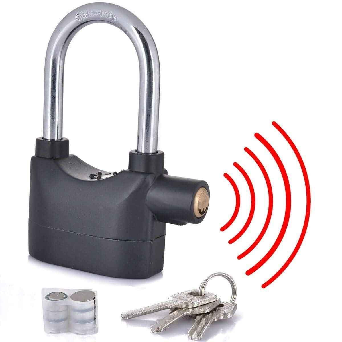 Anti Theft Motion Sensor Alarm Lock for Home/Office/Bikes Security Lock - BD Drop