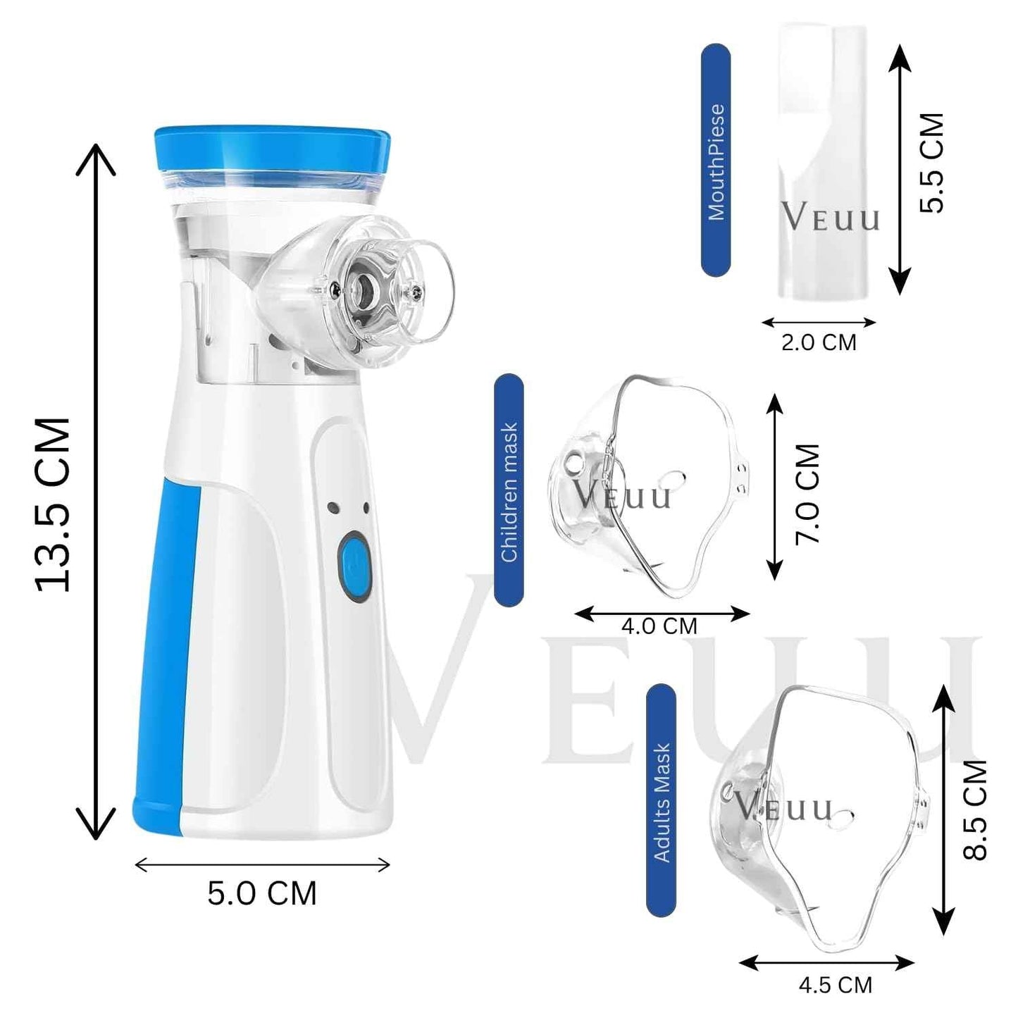 Portable Mesh Nebulizer Machine for Adults & Kids - BD Drop