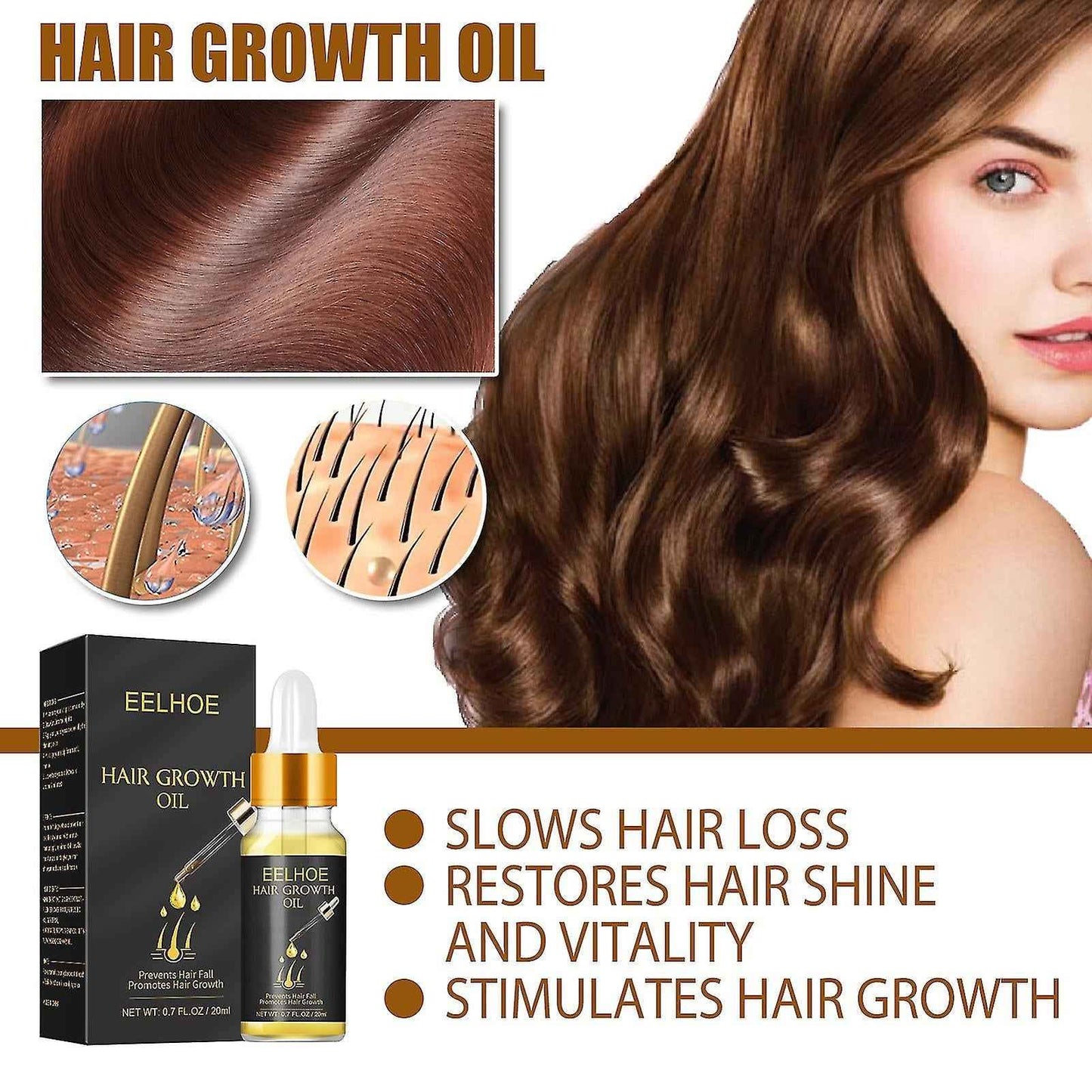 EELHOE Hair Growth Serum for Men Women - BD Drop