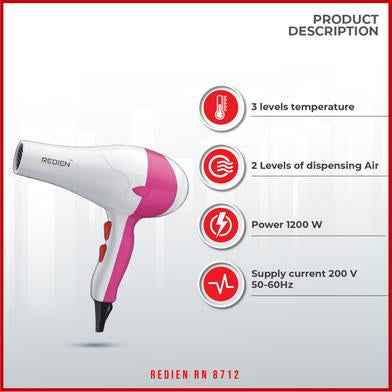 Redien Professional Hair Dryer - BD Drop