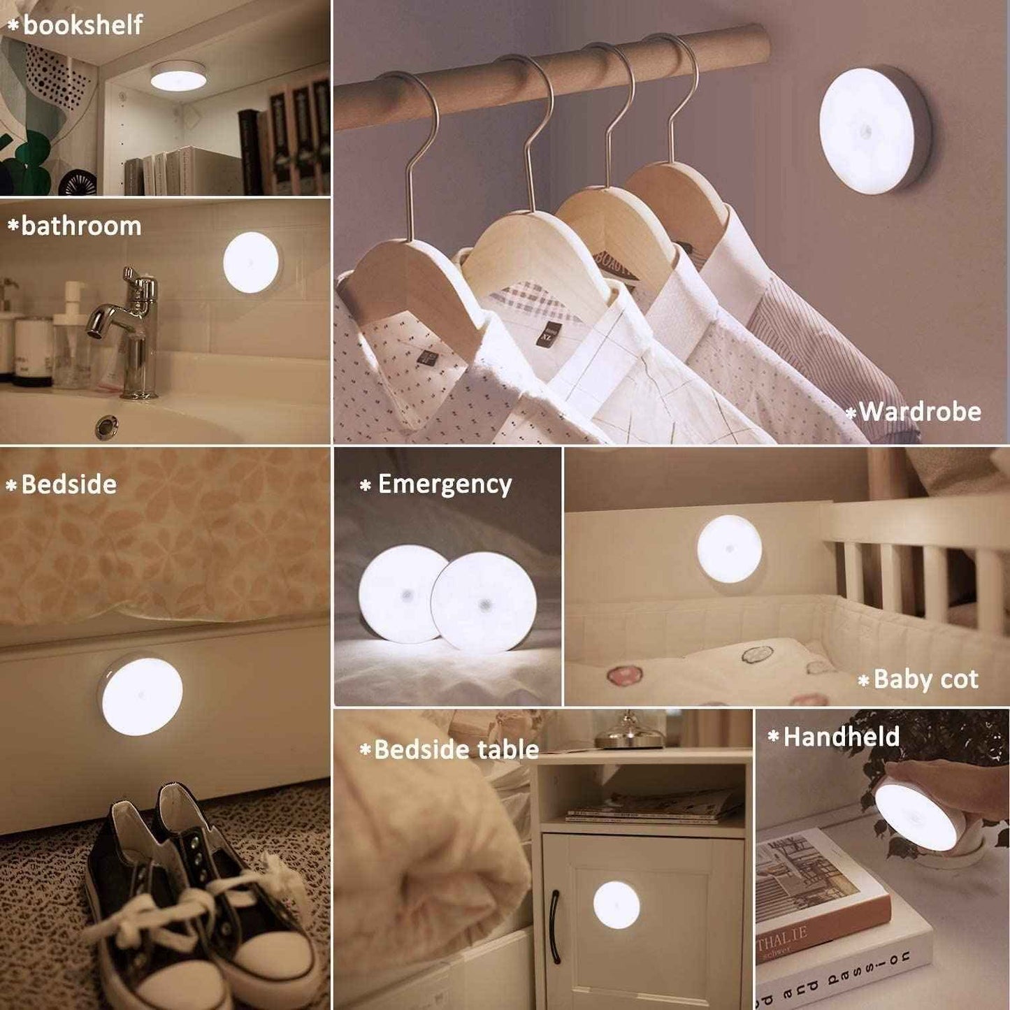 Motion Sensor USB Rechargeable Body Induction Light - BD Drop