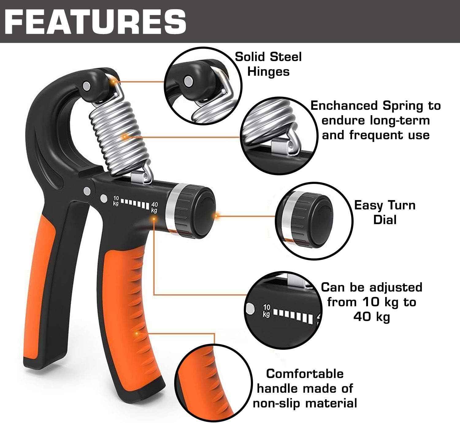 Adjustable Hand Gripper - BD Drop