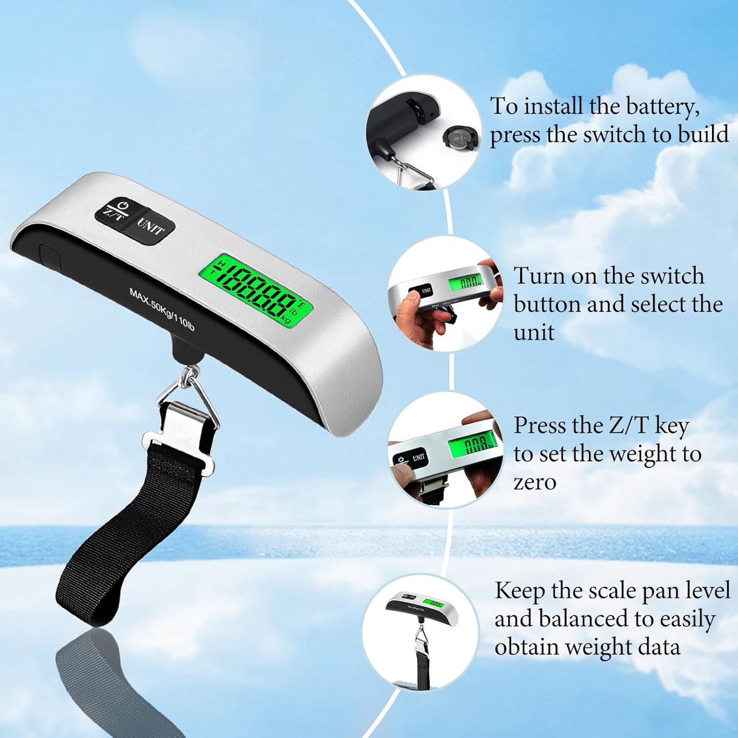 Portable Digital Weight Scale-50kg (Original)