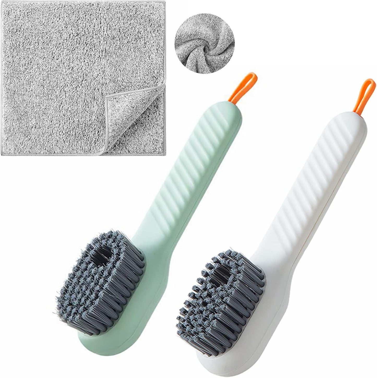 Multifunctional Liquid Shoe Cleaning Brush with Soap Dispenser