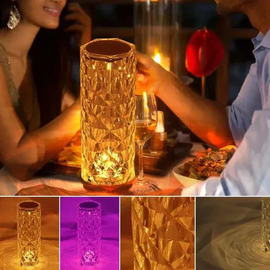 Touch & Remote Control Crystal Lamp (16 Colour) - BD Drop