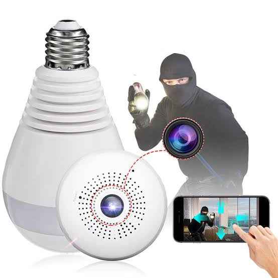 PTZ Light Bulb Camera 1080p - BD Drop