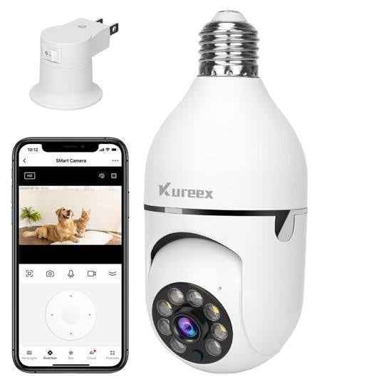 PTZ Light Bulb Camera 1080p - BD Drop