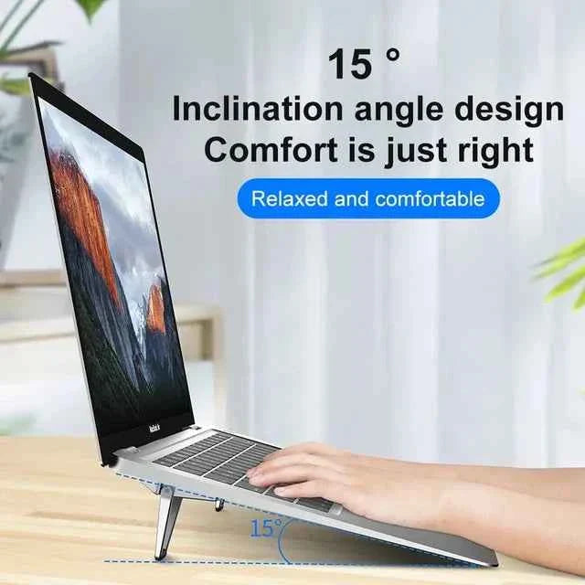 Metal Foldable Portable Laptop Stand (2 pcs) - BD Drop