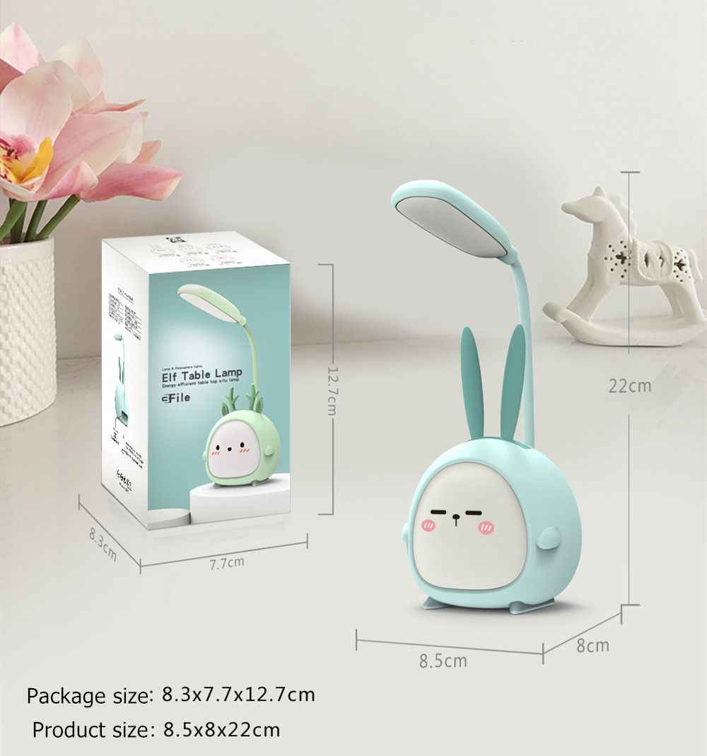 Elf Table Lamp – 360° ROTATION USB CHARGING (RANDOM COLOUR) - BD Drop